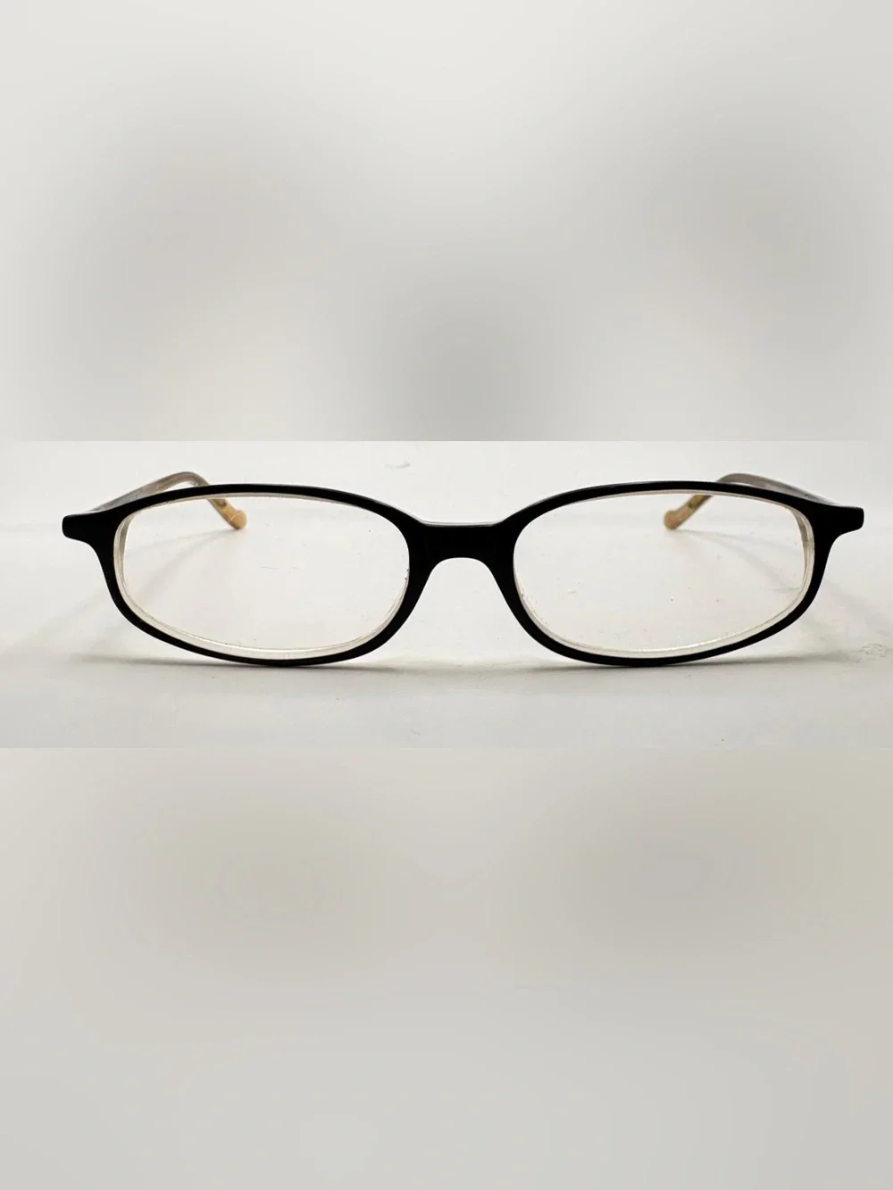 Vintage Corrine McCormack Nicole Black Oval Sunglasses Frames Only